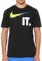 Camiseta Nike Nk Dry Check It Preta - Marca Nike