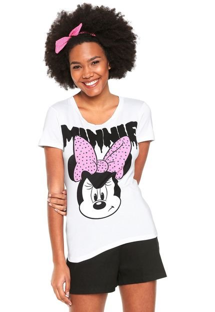 Camiseta Cativa Disney Estampada Branca - Marca Cativa Disney