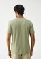 Camiseta John John Reta Logo Verde - Marca John John