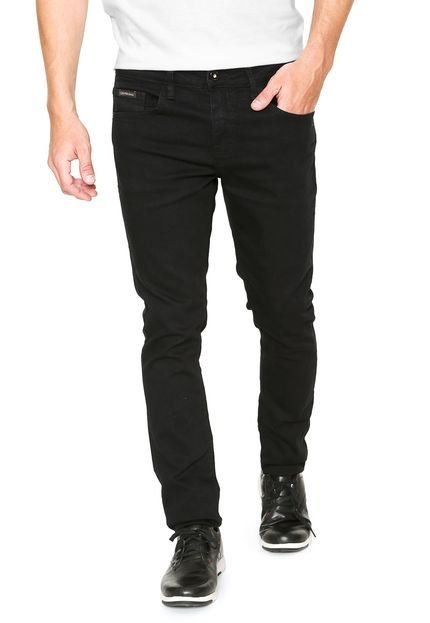 Calça Sarja Calvin Klein Jeans Super Skinny Bolsos Preta - Marca Calvin Klein Jeans