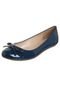 Sapatilha My Shoes Básica Verniz Laço Azul - Marca My Shoes