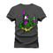 Camiseta Plus Size Estampada Premium Algodão Patricks Sorvete - Grafite - Marca Nexstar