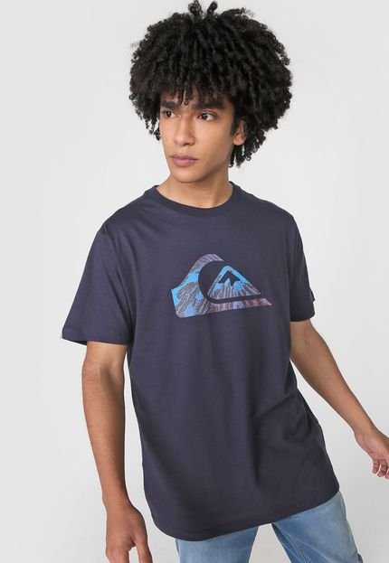 Camiseta Quiksilver Matrix Azul-Marinho - Marca Quiksilver