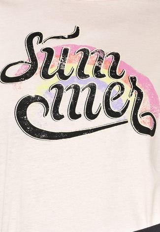 Camiseta Dzarm Summer Rosa