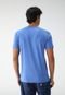 Camiseta Hang Loose Reta Lisa Azul - Marca Hang Loose