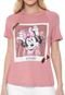 Blusa Cativa Disney Minnie Fashionist Rosa - Marca Cativa Disney