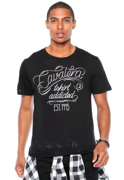 Camiseta Cavalera Estampada Preta - Marca Cavalera