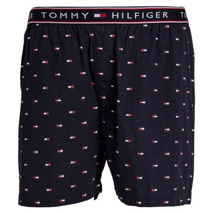 Shorts Pijama Print Com Bandeira Azul - Tommy Hilfiger Azul - Marca Tommy Hilfiger