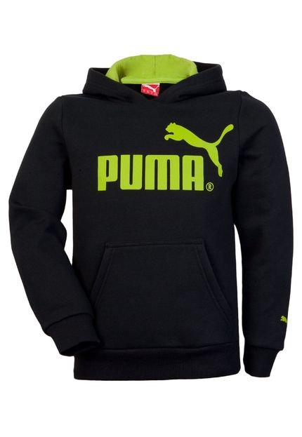 Blusão Puma No.1 Logo Hooded Sweat Black - Marca Puma