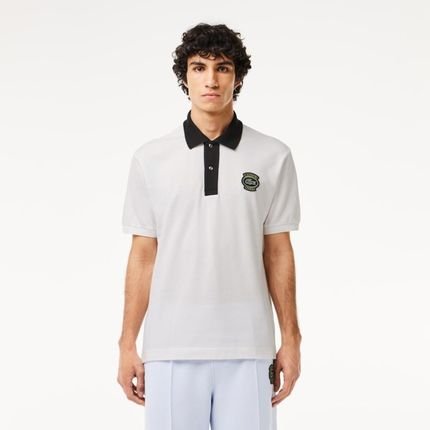 Camisa Polo Original L.12.12 com Emblema Lacoste Branco - Marca Lacoste