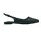 Sapatilha Slingback Feminina Rasteira Bico Quadrado Confort  Preto - Marca Florim Brasil Oficial