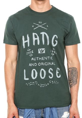 Camiseta Hang Loose Long Verde
