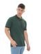 Polo Reserva Masculina Pima Cotton Piquet Scale Collar Verde Escuro - Marca Reserva