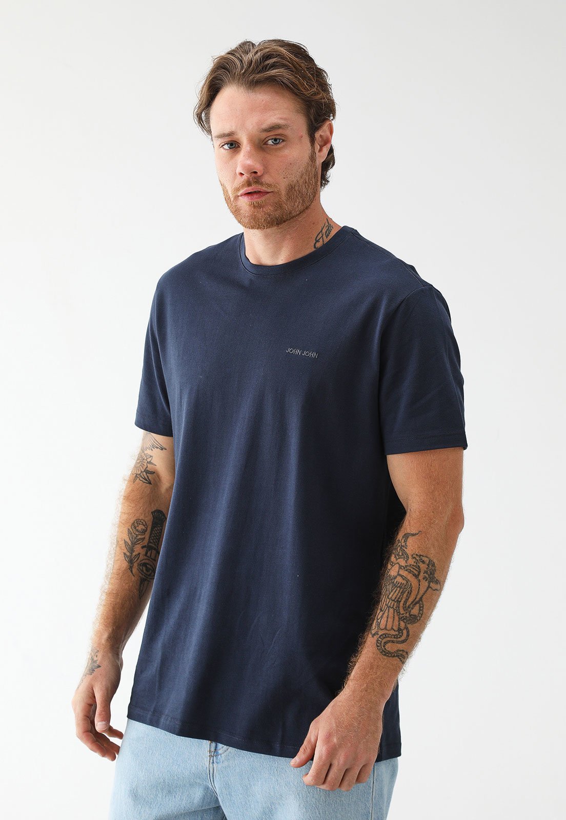 Camiseta John John Reta Icon Azul - Marca John John