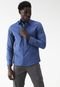 Camisa Ellus Slim Mini Icon Azul - Marca Ellus