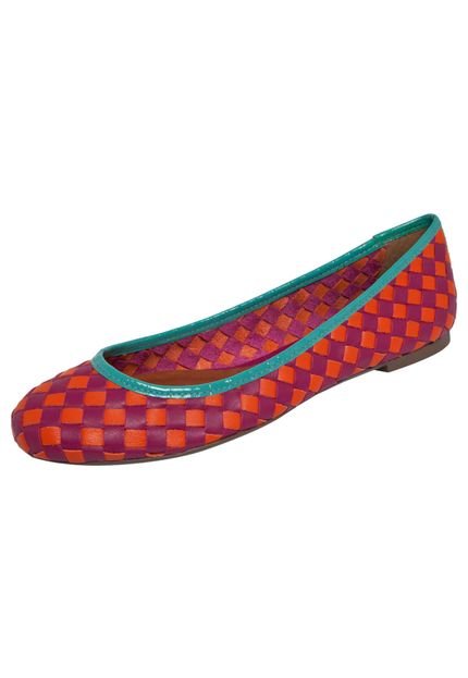 Sapatilha My Shoes Duo Color Laranja - Marca My Shoes