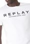 Camiseta Replay Étienne Marcel Branca - Marca Replay
