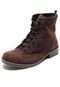 Bota Coturno FiveBlu Pesponto Marrom - Marca FiveBlu