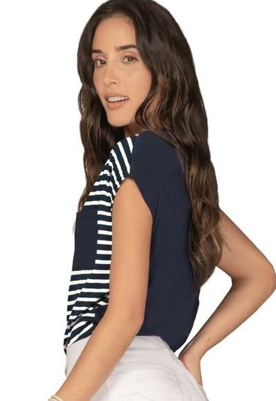 Camiseta Para Mujer Bicolor Rutta Compra Ahora Dafiti Colombia