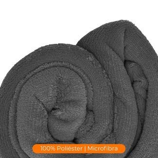 Cobertor Queen Manta Microfibra Antialérgico 2,2x2,4m Cinza - Camesa