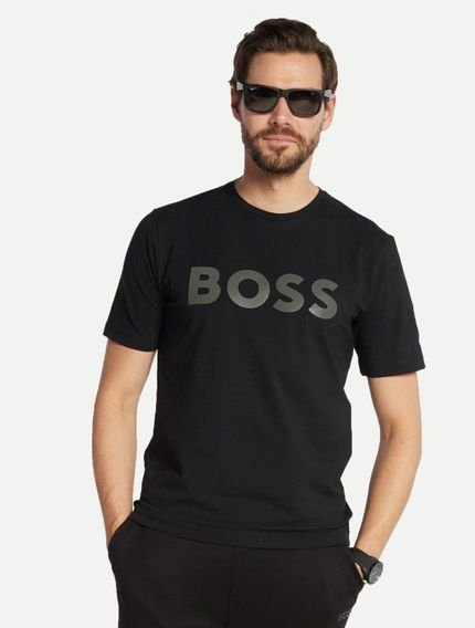 Camiseta Hugo Boss Regular Tee 8 Preta - Marca Hugo Boss