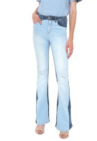 Calça Jeans Triton Flare Five Pocket Azul
