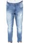 Calça Jeans Rock&Soda Skinny Estonada Azul - Marca Rock&Soda