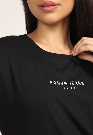 Camiseta Forum Logo Preta