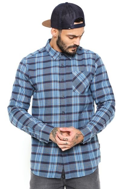 Camisa Volcom Gaines Azul - Marca Volcom