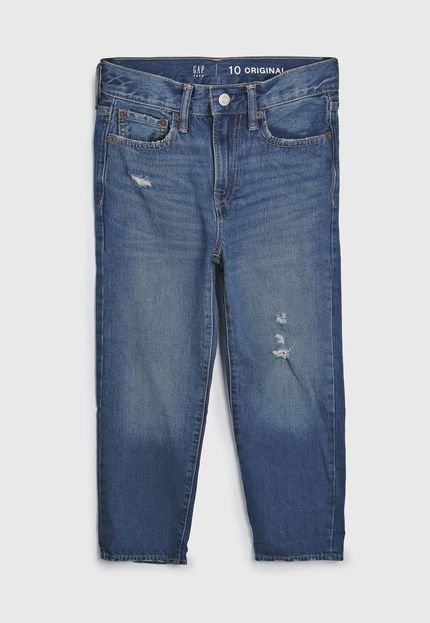 Calça Jeans Infantil GAP Destroyed Azul - Marca GAP