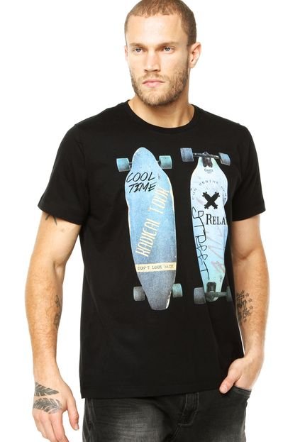 Camiseta Colcci Skate Preta - Marca Colcci