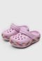 Babuche Crocs Infantil Crocband Gem Band Clog T Rosa - Marca Crocs