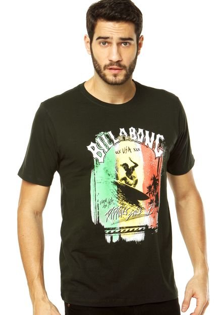 Camiseta Billabong Rasta Vibe Preta - Marca Billabong