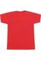 Camiseta Elian Menino Frontal Vermelha - Marca Elian