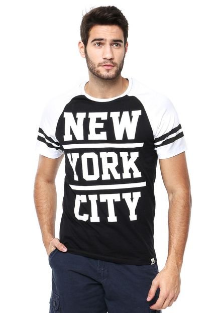 Camiseta FiveBlu NY Preta - Marca FiveBlu