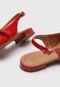 Sapatilha Slingback Vizzano Fivelas Vermelha - Marca Vizzano