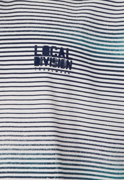 Camisa Polo Local Stripe Bege - Marca Local