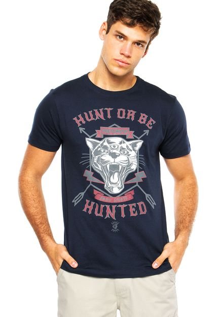 Camiseta Pretorian Hunt Azul Marinho - Marca Pretorian