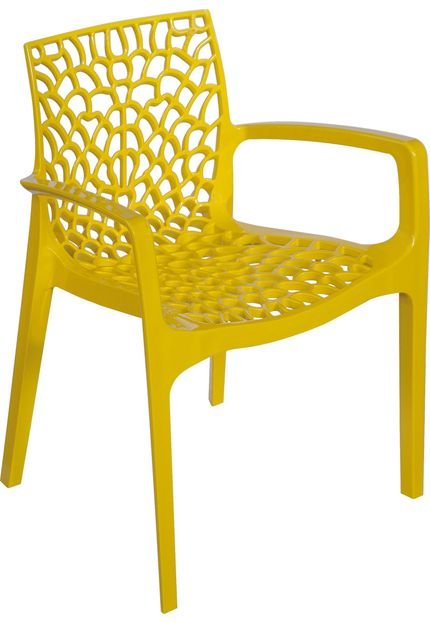 Cadeira Gruvyer Com Braço Amarelo OR Design - Marca Ór Design