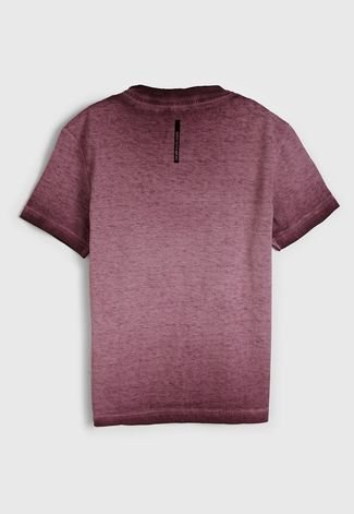 Camiseta Calvin Klein Kids Infantil Estonada Roxa - Compre Agora