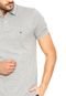 Camisa Polo Tommy Hilfiger Regular Fit Cinza - Marca Tommy Hilfiger