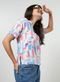 Camisa Manga Curta Pinceladas Coloridas - Marca Youcom