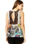 Blusa Sommer Classica Flores Branca - Marca Sommer