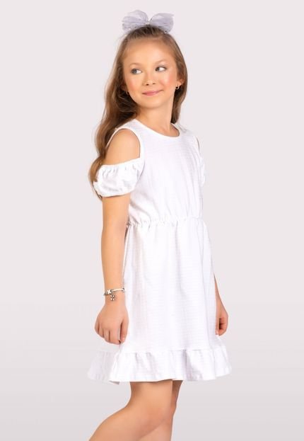 Vestido Feminino Infantil Pipoquinha - Marca PLATINUM KIDS