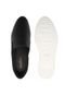 Slip On Couro Usaflex Perfuros Preto - Marca Usaflex