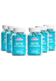 Vitaminas Biotin Para El Cabello Azul 6 Meses Gumi Bears