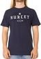 Camiseta Hurley Lettering Azul-marinho - Marca Hurley