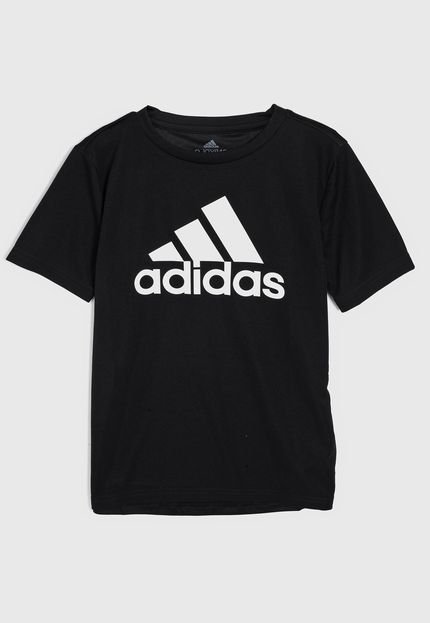 Camiseta adidas Performance Infantil Big Logo Preta - Marca adidas Performance
