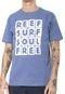 Camiseta Reef Soul Free Azul - Marca Reef