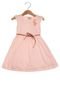 Vestido Milon Vazados Infantil Rosa - Marca Milon